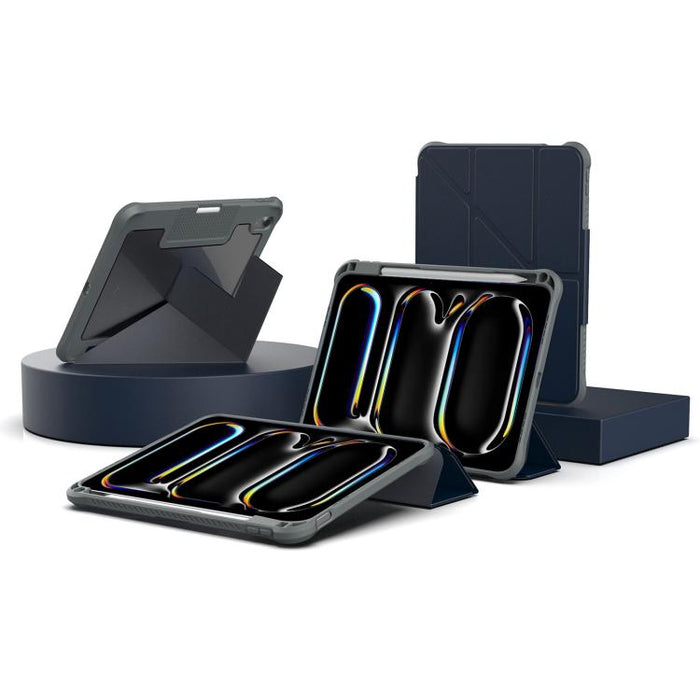 Funda para tablet plegable en forma de Y de piel vegana Mutural LiShi Series, For iPad 2025 / 2022, For iPad Air 11 2026 / 2025 / 2024