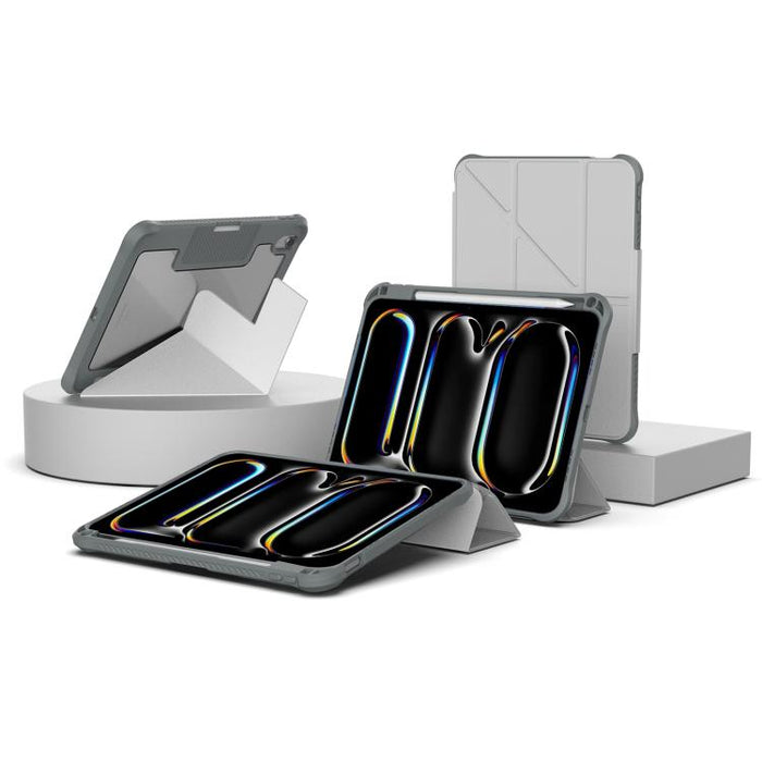 Funda para tablet plegable en forma de Y de piel vegana Mutural LiShi Series, For iPad 2025 / 2022, For iPad Air 11 2026 / 2025 / 2024