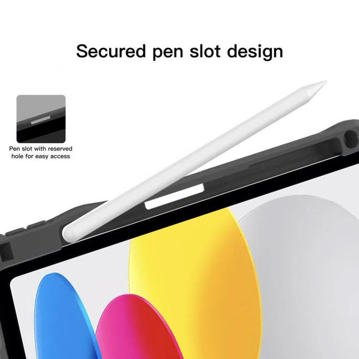 Funda para tablet plegable en forma de Y de piel vegana Mutural WenLan Series, For iPad 2025 / 2022, For iPad Air 11 2026 / 2025 / 2024
