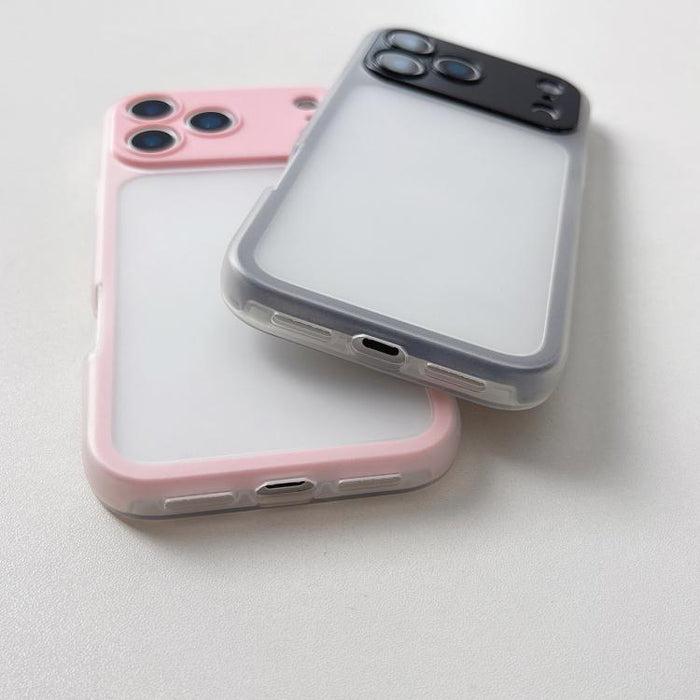 Funda híbrida de TPU y PC con ventana grande y orificios de precisión para teléfono móvil., For iPhone 13 Pro, For iPhone 13, For iPhone 12, For iPhone 12 Pro, For iPhone 12 Pro Max, For iPhone 11 Pro Max, For iPhone 11