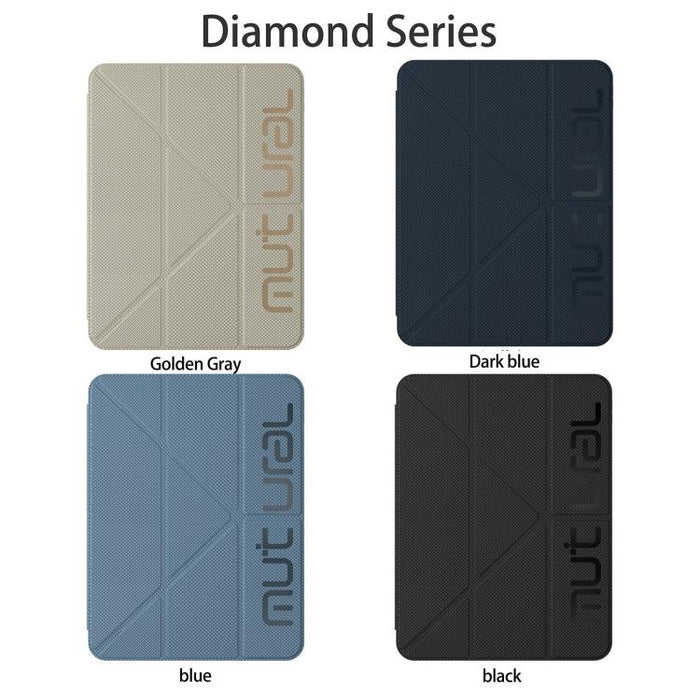 Funda para tablet de piel vegana plegable en forma de Y de la serie Mutural XingZuan, For iPad 2025 / 2022, For iPad Air 13 2026 / 2025 / 2024, For iPad Air 11 2026 / 2025 / 2024, For iPad Pro 13 2025 / 2024, For iPad Pro 11 2025 / 2024                ...