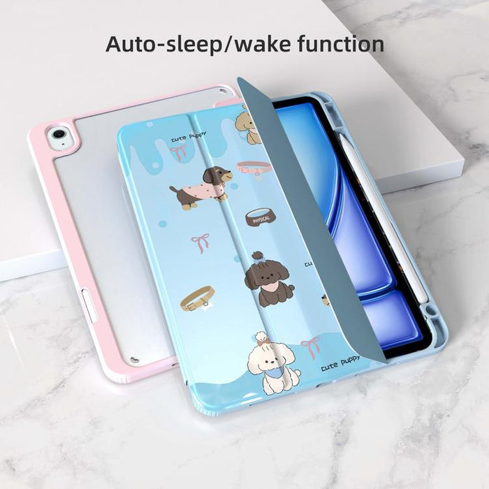 Funda para tablet plegable de piel vegana de la serie Mutural XingYi, For iPad Air 13 2026 / 2025 / 2024, For iPad Air 11 2026 / 2025 / 2024, For iPad Pro 13 2025 / 2024, For iPad Pro 11 2025 / 2024, For iPad 2025 / 2022                                ...