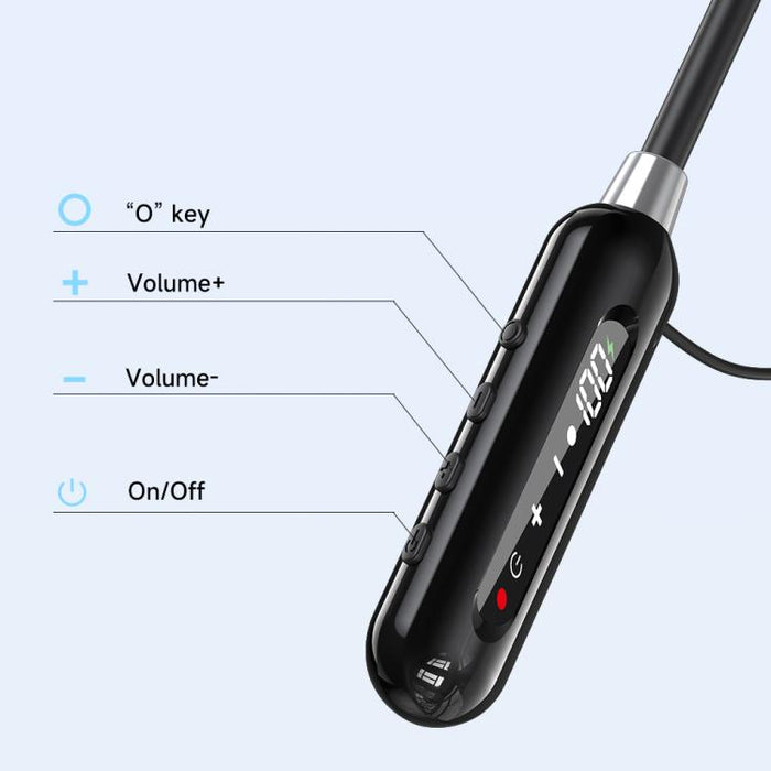 Auriculares deportivos Bluetooth con banda magnética para el cuello TOTU BE-6-SP con batería de larga duración de 800 mAh, BE-6-SP