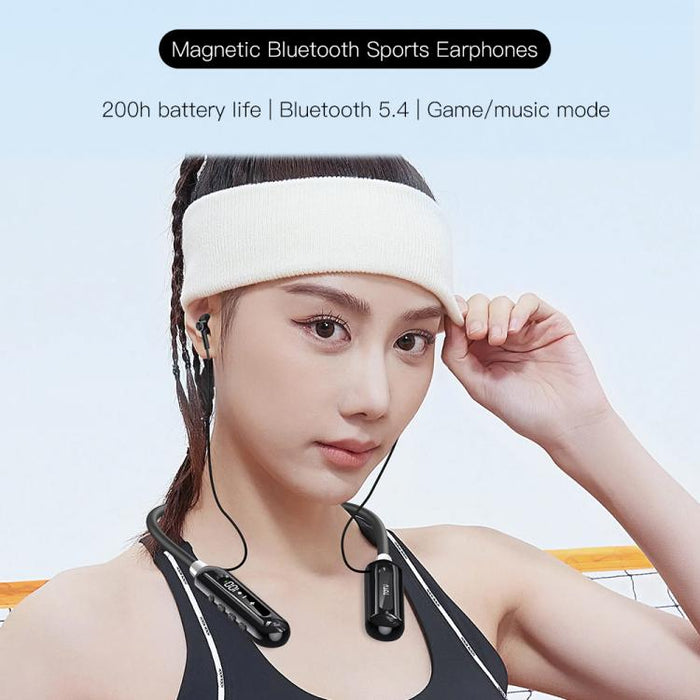 Auriculares deportivos Bluetooth con banda magnética para el cuello TOTU BE-6-SP con batería de larga duración de 800 mAh, BE-6-SP