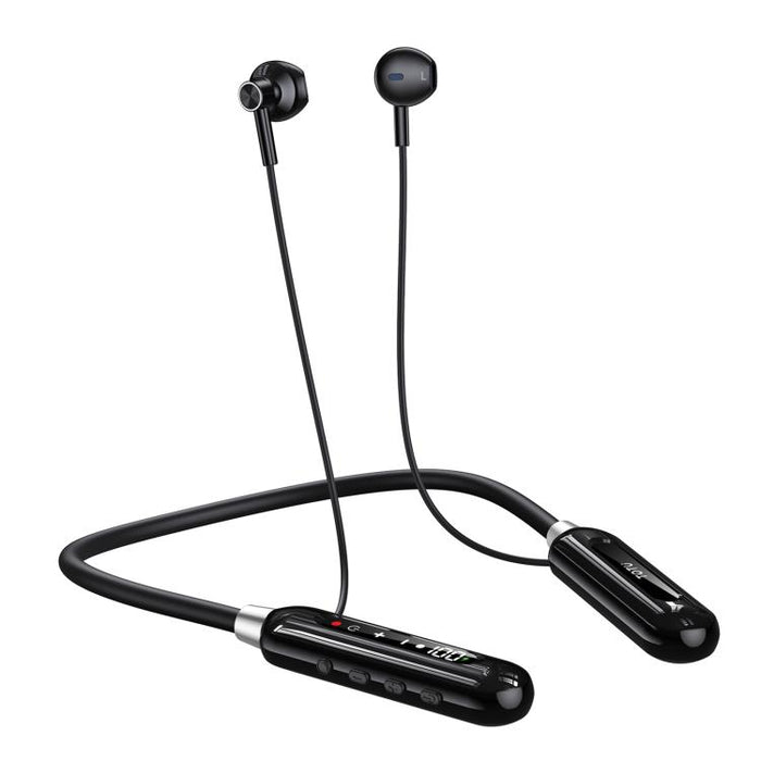 Auriculares deportivos Bluetooth con banda magnética para el cuello TOTU BE-5-SP con batería de larga duración de 500 mAh, BE-5-SP