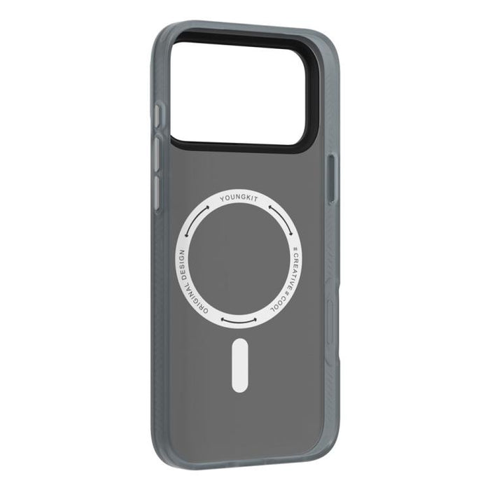 Funda magnética para teléfono YOUNGKIT Technology Series IMD de policarbonato rígido, For iPhone 17 Pro Max, For iPhone 17 Pro, For iPhone 17, For iPhone Air