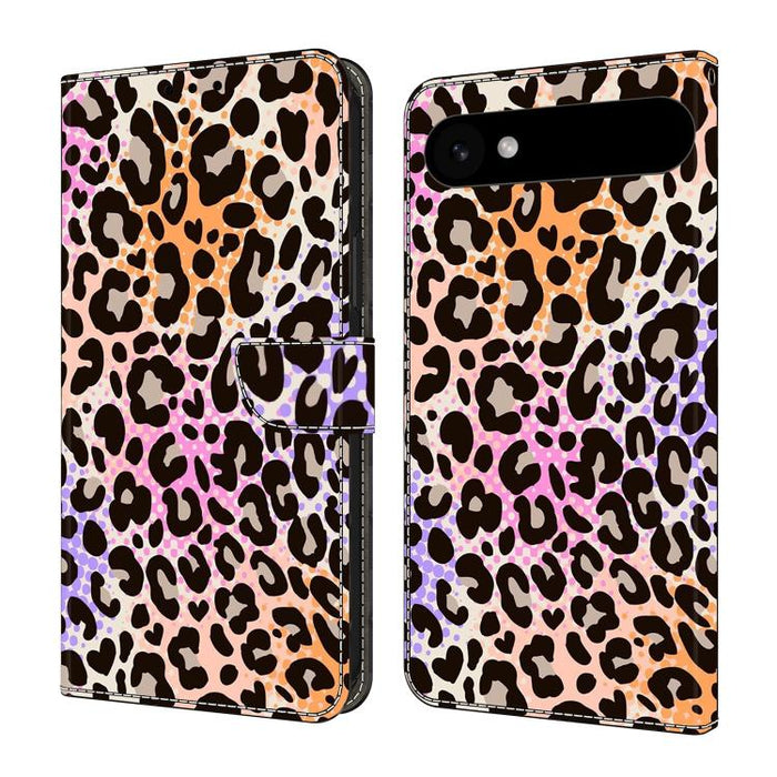 Funda para teléfono de cuero vegano pintado con efecto cristal, For iPhone Air, For iPhone 16 Pro Max, For iPhone 16 Pro, For iPhone 16 Plus