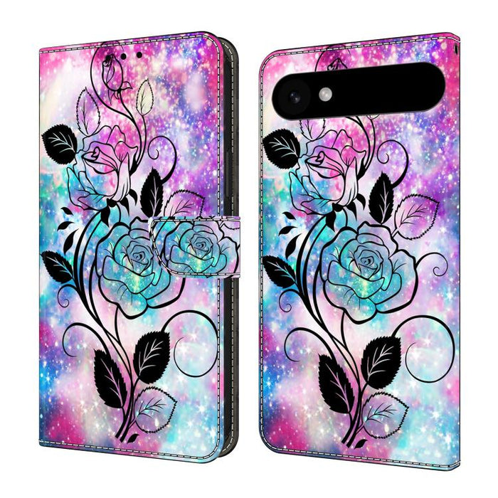 Funda para teléfono de cuero vegano pintado con efecto cristal, For iPhone Air, For iPhone 16 Pro Max, For iPhone 16 Pro, For iPhone 16 Plus