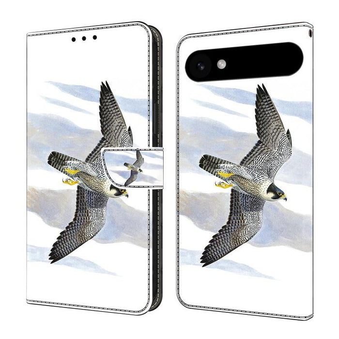 Funda para teléfono de cuero vegano pintado con efecto cristal, For iPhone Air, For iPhone 16 Pro Max, For iPhone 16 Pro, For iPhone 16 Plus