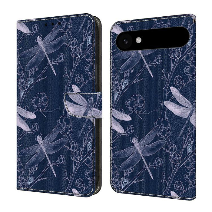 Funda para teléfono de cuero vegano pintado con efecto cristal, For iPhone Air, For iPhone 16 Pro Max, For iPhone 16 Pro, For iPhone 16 Plus