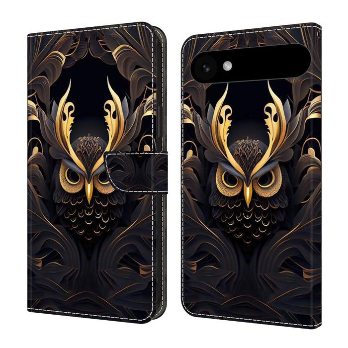 Funda para teléfono de cuero vegano pintado con efecto cristal, For iPhone Air, For iPhone 16 Pro Max, For iPhone 16 Pro, For iPhone 16 Plus