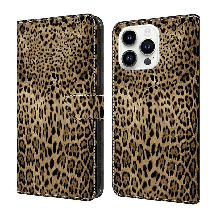 Funda para teléfono de cuero vegano pintado con efecto cristal, For iPhone Air, For iPhone 16 Pro Max, For iPhone 16 Pro, For iPhone 16 Plus