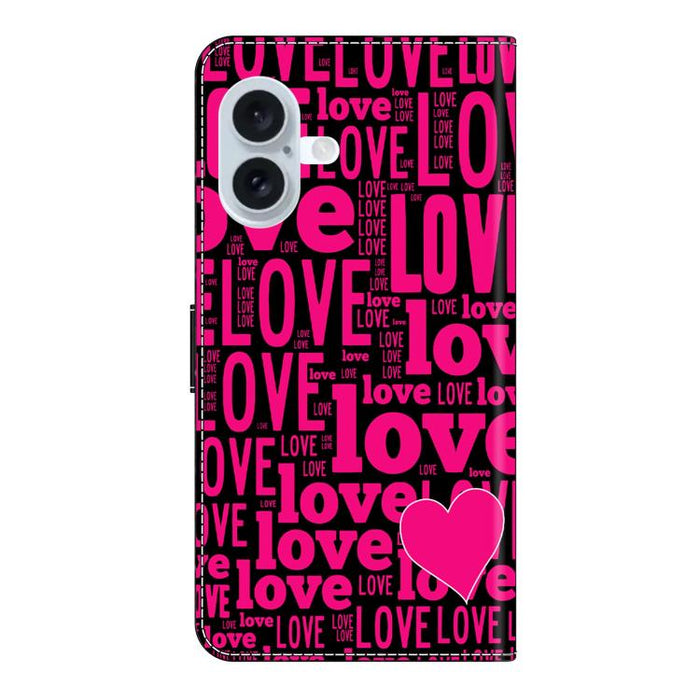 Funda para teléfono de cuero vegano pintado con efecto cristal, For iPhone 16, For iPhone 15 Pro Max, For iPhone 15 Pro