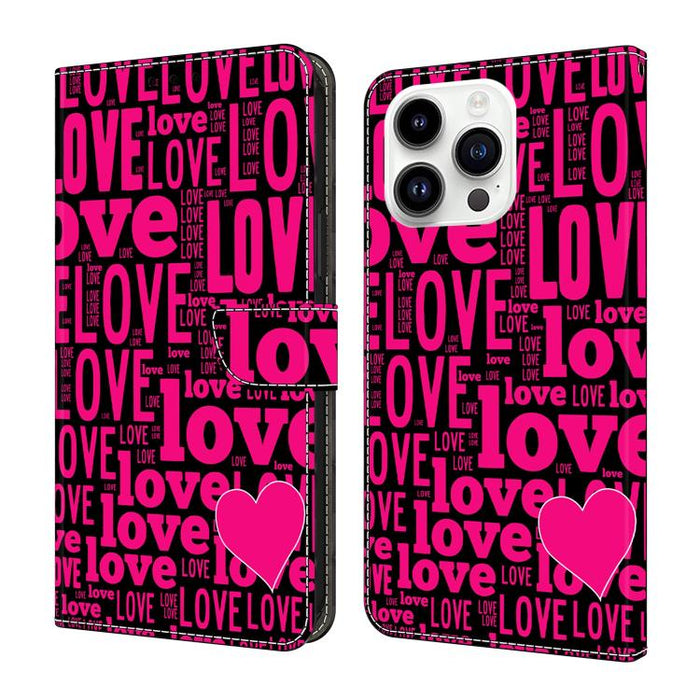 Funda para teléfono de cuero vegano pintado con efecto cristal, For iPhone 16, For iPhone 15 Pro Max, For iPhone 15 Pro