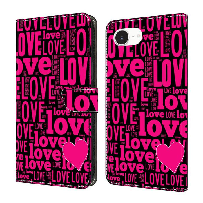 Funda para teléfono de cuero vegano pintado con efecto cristal, For iPhone 17e / 16e, For iPhone 17 Pro Max, For iPhone 17 Pro, For iPhone 17