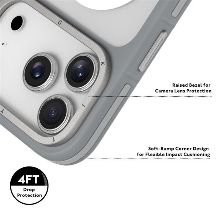 Funda magnética híbrida para teléfono YOUNGKIT Rocky Sand con acabado mate y textura suave al tacto, fabricada en TPU y PC., For iPhone 17 Pro Max, For iPhone 17 Pro