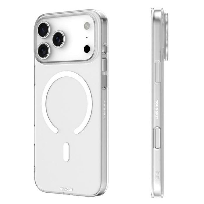Funda magnética para teléfono YOUNGKIT Crystal Shield para PC, For iPhone 17 Pro Max, For iPhone 17 Pro