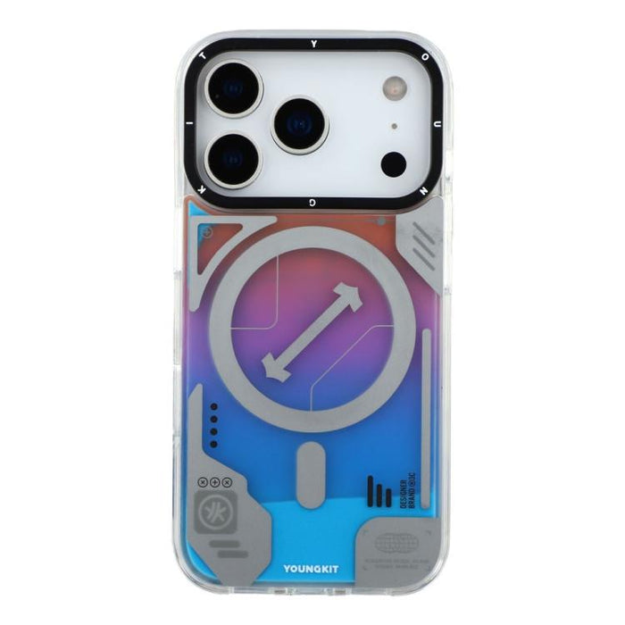 Funda magnética para teléfono YOUNGKIT Serie Galaxy-Rainbow, For iPhone 17 Pro Max, For iPhone 17 Pro