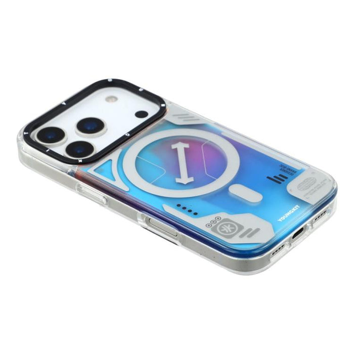 Funda magnética para teléfono YOUNGKIT Serie Galaxy-Rainbow, For iPhone 17 Pro Max, For iPhone 17 Pro