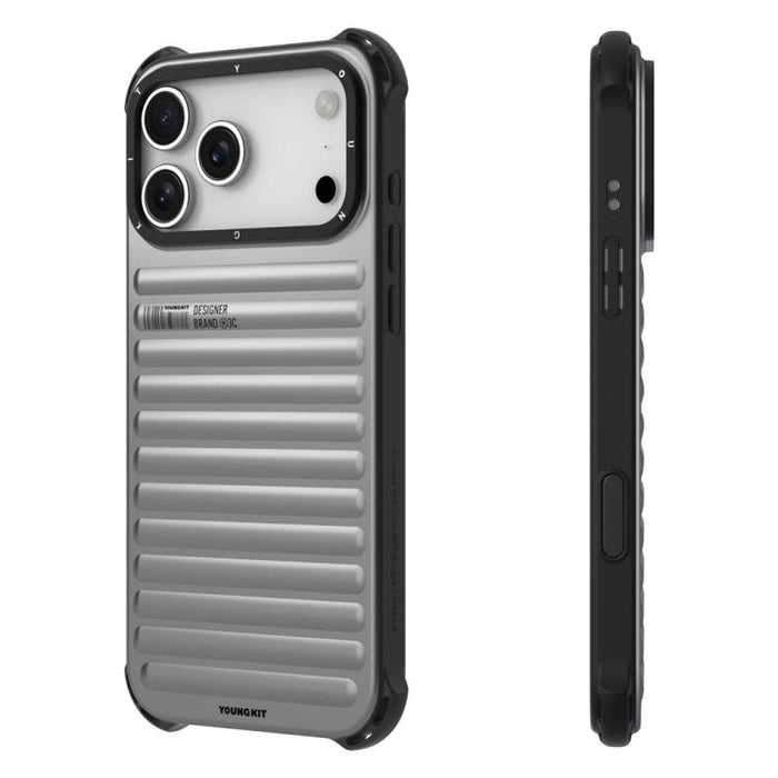 Funda magnética para teléfono YOUNGKIT True Color con textura de maleta IMD TPU, For iPhone 17 Pro Max, For iPhone 17 Pro