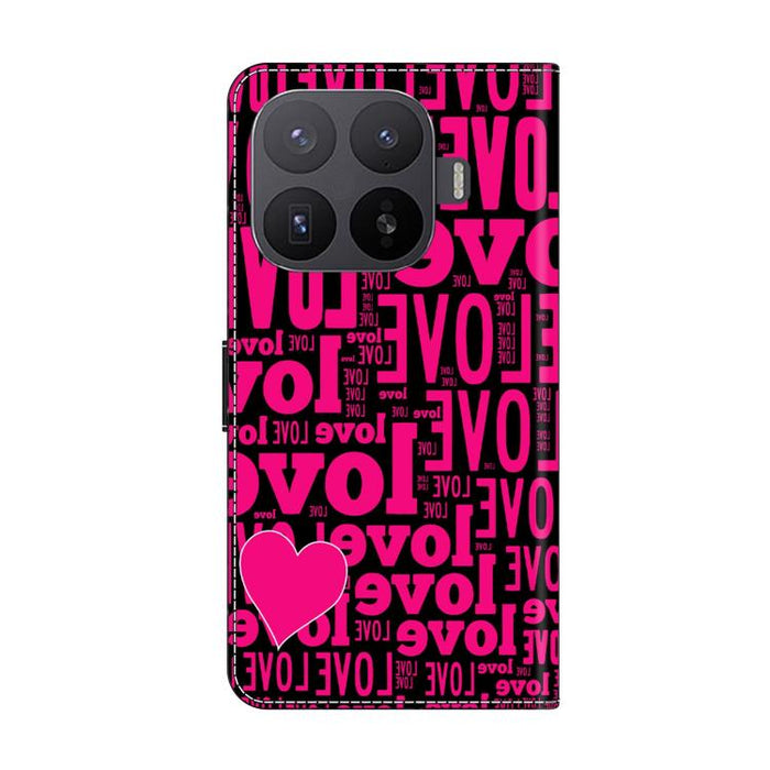 Funda para teléfono de cuero vegano pintado con efecto cristal, For Xiaomi 17T Pro 5G, For Xiaomi 17T 5G, For Xiaomi 15 Pro, For Xiaomi 15