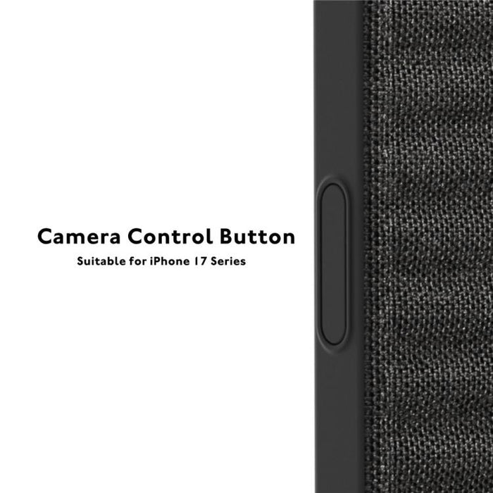 Funda magnética para teléfono YOUNGKIT con textura de tela vaquera y TPU., For iPhone 17 Pro Max, For iPhone 17 Pro