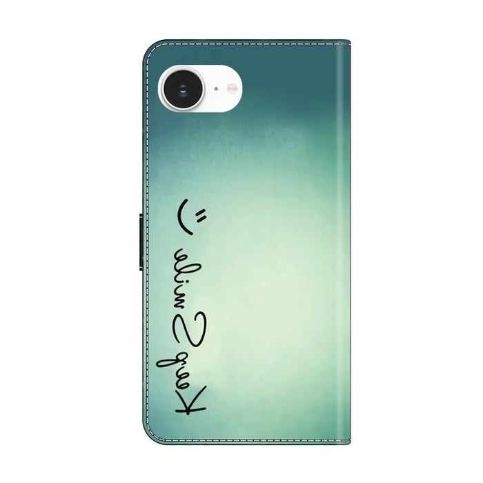 Funda para teléfono de cuero vegano pintado con efecto cristal, For iPhone 17e / 16e, For iPhone 17 Pro Max, For iPhone 17 Pro, For iPhone 17, For iPhone Air, For iPhone 16 Pro Max