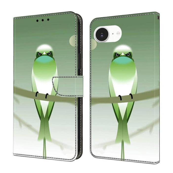 Funda para teléfono de cuero vegano pintado con efecto cristal, For iPhone 17e / 16e, For iPhone 17 Pro Max, For iPhone 17 Pro, For iPhone 17, For iPhone Air, For iPhone 16 Pro Max