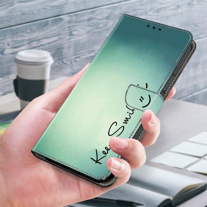 Funda para teléfono de cuero vegano pintado con efecto cristal, For iPhone 17e / 16e, For iPhone 17 Pro Max, For iPhone 17 Pro, For iPhone 17, For iPhone Air, For iPhone 16 Pro Max