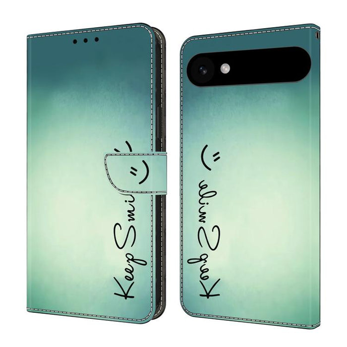 Funda para teléfono de cuero vegano pintado con efecto cristal, For iPhone 17e / 16e, For iPhone 17 Pro Max, For iPhone 17 Pro, For iPhone 17, For iPhone Air, For iPhone 16 Pro Max