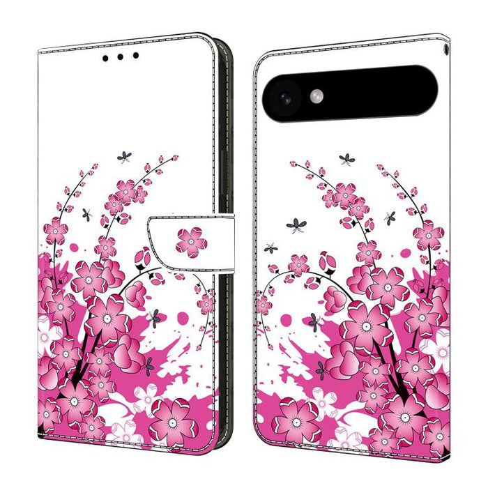 Funda para teléfono de cuero vegano pintado con efecto cristal, For iPhone 17e / 16e, For iPhone 17 Pro Max, For iPhone 17 Pro, For iPhone 17, For iPhone Air, For iPhone 16 Pro Max