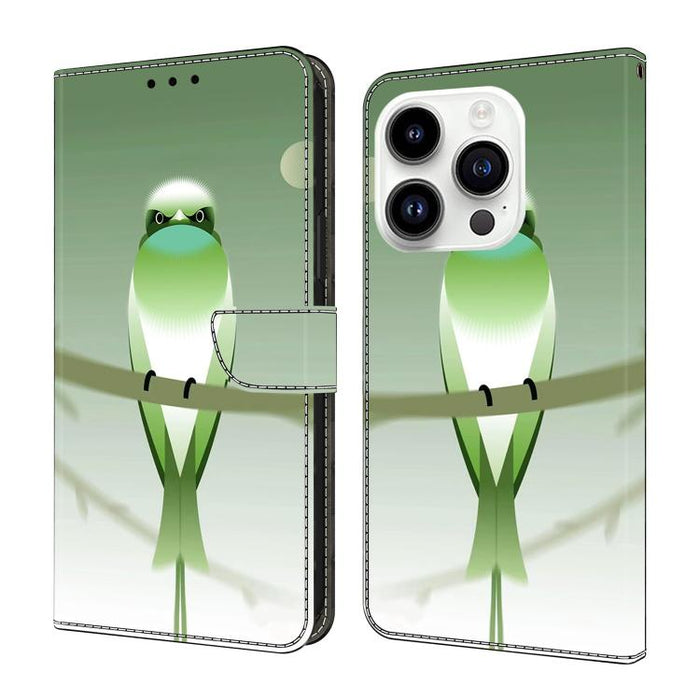 Funda para teléfono de cuero vegano pintado con efecto cristal, For iPhone 17e / 16e, For iPhone 17 Pro Max, For iPhone 17 Pro, For iPhone 17, For iPhone Air, For iPhone 16 Pro Max