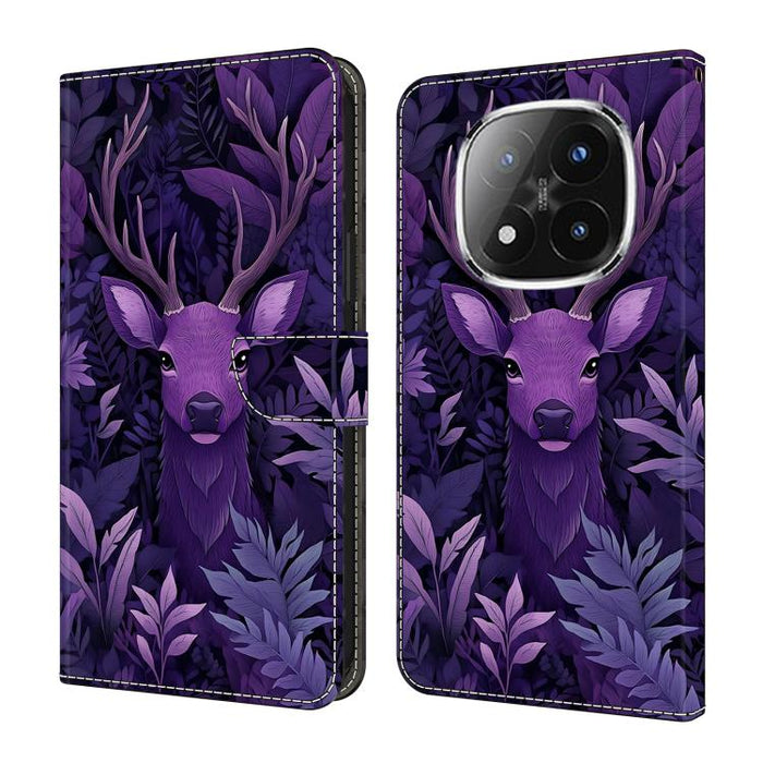 Funda para teléfono de cuero vegano pintado con efecto cristal, For Redmi Note 15 5G / 4G Global 164mm, For Redmi Note 15 Pro 5G Global 163.6mm, For Redmi 15C 5G / 4G EU 173mm, For Redmi 15C 5G / 4G Global 171mm, For Redmi Note 14 4G 164.84mm          ...