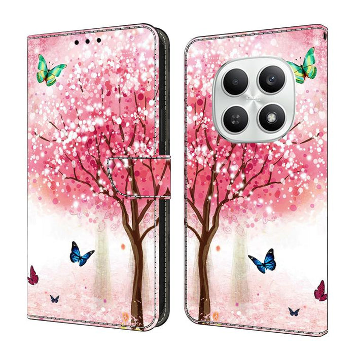 Funda para teléfono de cuero vegano pintado con efecto cristal, For Redmi Note 15 5G / 4G Global 164mm, For Redmi Note 15 Pro 5G Global 163.6mm, For Redmi 15C 5G / 4G EU 173mm, For Redmi 15C 5G / 4G Global 171mm, For Redmi Note 14 4G 164.84mm          ...