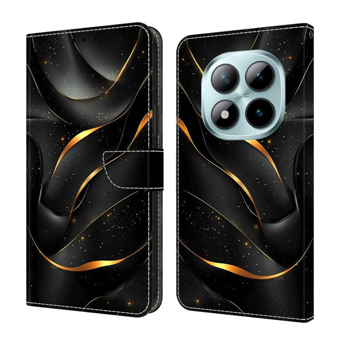 Funda para teléfono de cuero vegano pintado con efecto cristal, For Redmi Note 15 5G / 4G Global 164mm, For Redmi Note 15 Pro 5G Global 163.6mm, For Redmi 15C 5G / 4G EU 173mm, For Redmi 15C 5G / 4G Global 171mm, For Redmi Note 14 4G 164.84mm          ...