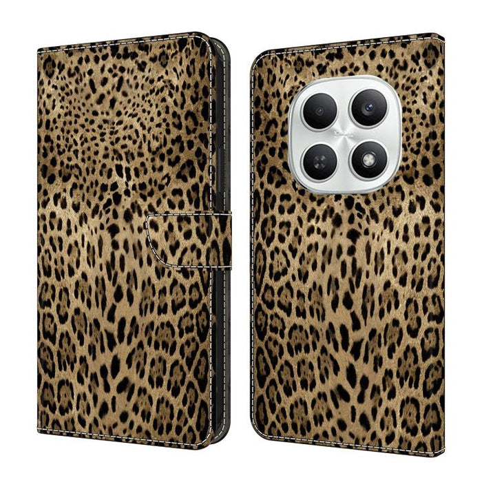 Funda para teléfono de cuero vegano pintado con efecto cristal, For Redmi Note 15 Pro+ Global 163.3mm, For Redmi Note 15 4G / 5G Global 164mm, For Redmi Note 15 Pro 4G Global 163.2mm, For Redmi Note 15 Pro 5G Global 163.6mm