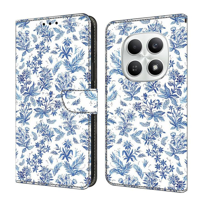 Funda para teléfono de cuero vegano pintado con efecto cristal, For Redmi Note 15 Pro+ Global 163.3mm, For Redmi Note 15 4G / 5G Global 164mm, For Redmi Note 15 Pro 4G Global 163.2mm, For Redmi Note 15 Pro 5G Global 163.6mm