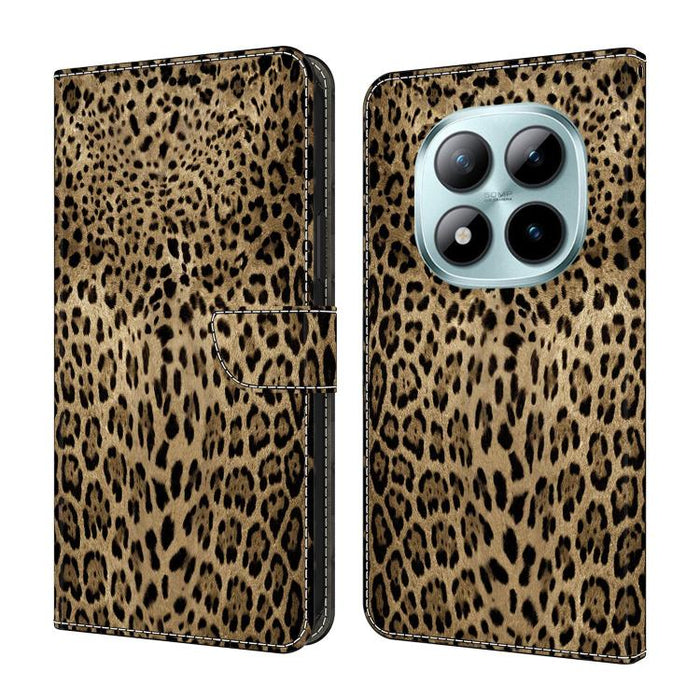 Funda para teléfono de cuero vegano pintado con efecto cristal, For Redmi Note 15 Pro+ Global 163.3mm, For Redmi Note 15 4G / 5G Global 164mm, For Redmi Note 15 Pro 4G Global 163.2mm, For Redmi Note 15 Pro 5G Global 163.6mm