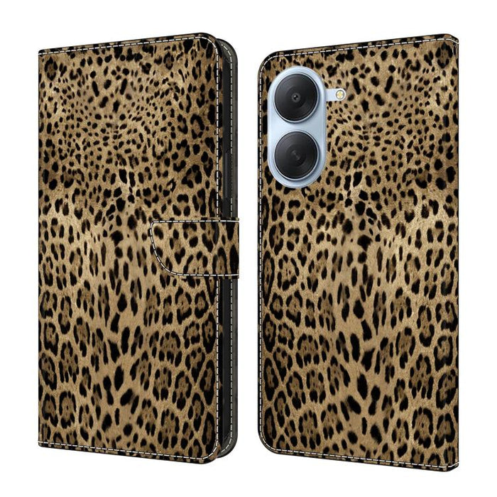 Funda para teléfono de cuero vegano pintado con efecto cristal, For Redmi Note 15 Pro+ Global 163.3mm, For Redmi Note 15 4G / 5G Global 164mm, For Redmi Note 15 Pro 4G Global 163.2mm, For Redmi Note 15 Pro 5G Global 163.6mm