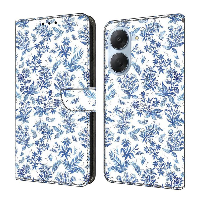 Funda para teléfono de cuero vegano pintado con efecto cristal, For Redmi Note 15 Pro+ Global 163.3mm, For Redmi Note 15 4G / 5G Global 164mm, For Redmi Note 15 Pro 4G Global 163.2mm, For Redmi Note 15 Pro 5G Global 163.6mm