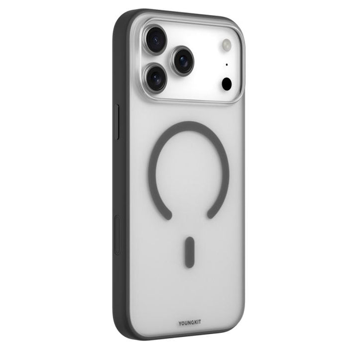 Funda híbrida magnética de TPU y PC de la serie transparente de YOUNGKIT para teléfono, For iPhone 17 Pro Max, For iPhone 17 Pro