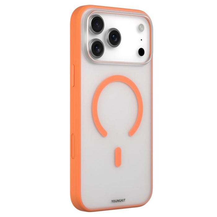 Funda híbrida magnética de TPU y PC de la serie transparente de YOUNGKIT para teléfono, For iPhone 17 Pro Max, For iPhone 17 Pro