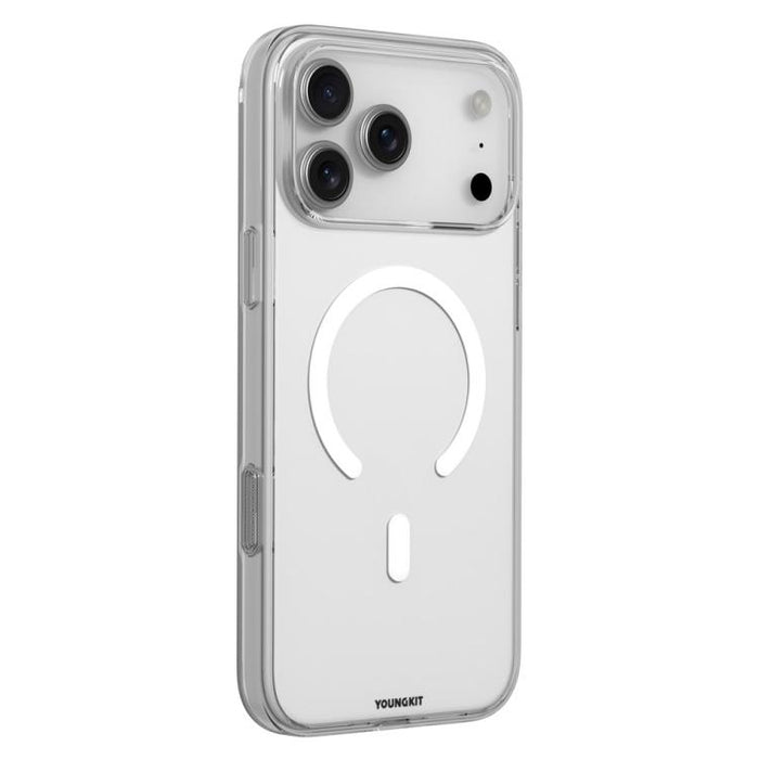 Funda híbrida magnética de TPU y PC de la serie transparente de YOUNGKIT para teléfono, For iPhone 17 Pro Max, For iPhone 17 Pro
