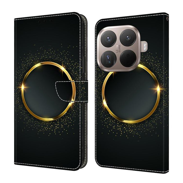 Funda para teléfono de cuero vegano pintado con efecto cristal, For Xiaomi 17T Pro 5G, For Xiaomi 17T 5G, For Xiaomi 17 Ultra, For Xiaomi 15T Pro 5G, For Xiaomi 15T 5G, For Xiaomi 15 Pro