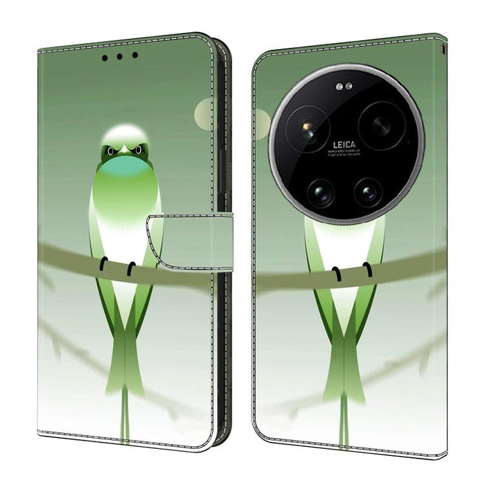 Funda para teléfono de cuero vegano pintado con efecto cristal, For Xiaomi 17T Pro 5G, For Xiaomi 17T 5G, For Xiaomi 17 Ultra, For Xiaomi 15T Pro 5G, For Xiaomi 15T 5G, For Xiaomi 15 Pro
