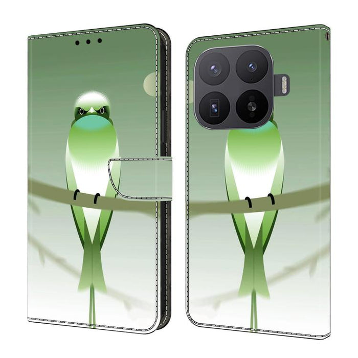 Funda para teléfono de cuero vegano pintado con efecto cristal, For Xiaomi 17T Pro 5G, For Xiaomi 17T 5G, For Xiaomi 17 Ultra, For Xiaomi 15T Pro 5G, For Xiaomi 15T 5G, For Xiaomi 15 Pro