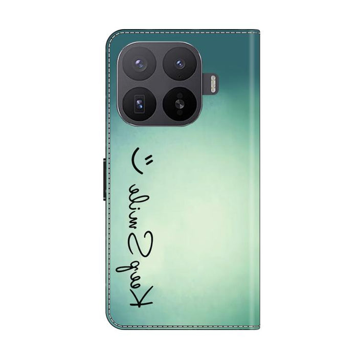 Funda para teléfono de cuero vegano pintado con efecto cristal, For Xiaomi 17T Pro 5G, For Xiaomi 17T 5G, For Xiaomi 17 Ultra, For Xiaomi 15T Pro 5G, For Xiaomi 15T 5G, For Xiaomi 15 Pro