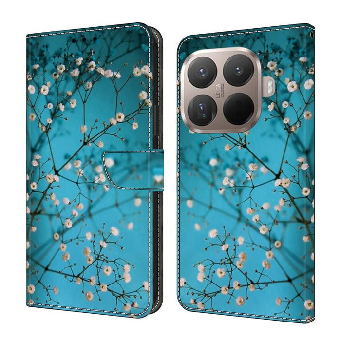 Funda para teléfono de cuero vegano pintado con efecto cristal, For Xiaomi 17T Pro 5G, For Xiaomi 17T 5G, For Xiaomi 17 Ultra, For Xiaomi 15T Pro 5G, For Xiaomi 15T 5G, For Xiaomi 15 Pro
