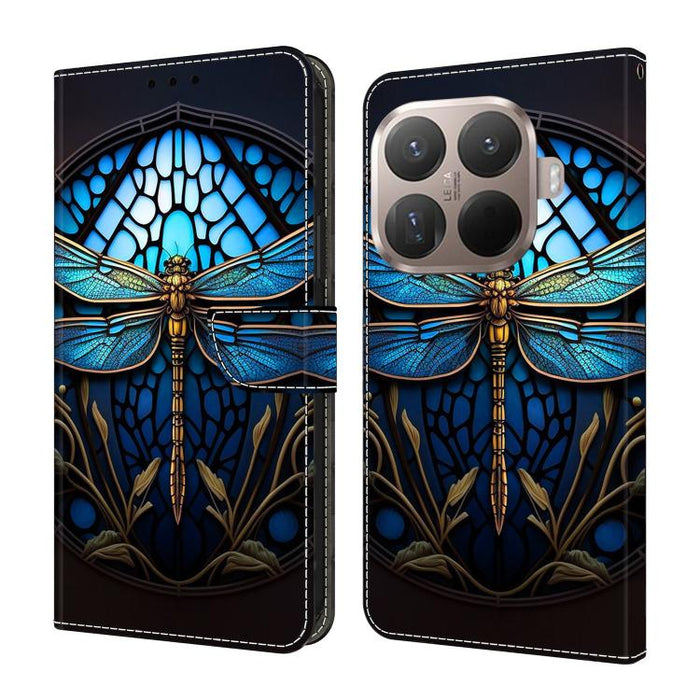 Funda para teléfono de cuero vegano pintado con efecto cristal, For Xiaomi 17T Pro 5G, For Xiaomi 17T 5G, For Xiaomi 17 Ultra, For Xiaomi 15T Pro 5G, For Xiaomi 15T 5G, For Xiaomi 15 Pro