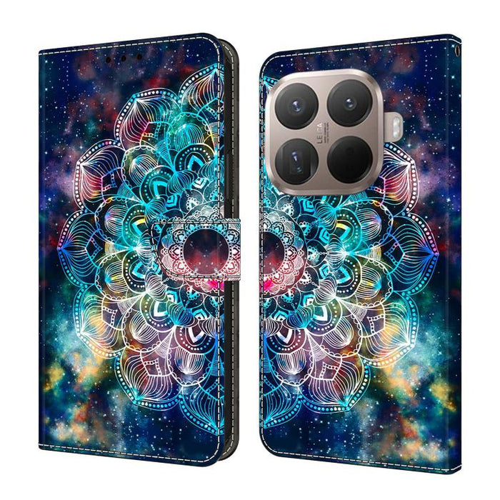 Funda para teléfono de cuero vegano pintado con efecto cristal, For Xiaomi 17T Pro 5G, For Xiaomi 17T 5G, For Xiaomi 17 Ultra, For Xiaomi 15T Pro 5G, For Xiaomi 15T 5G, For Xiaomi 15 Pro